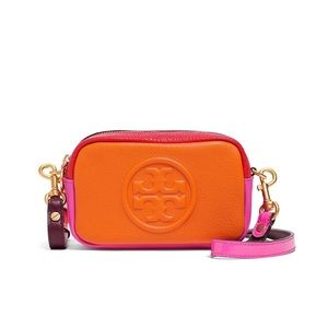 Tory Burch Crazy Pink Perry Colorblock Mini Bag